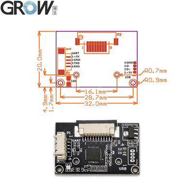 Biometric High Precision Arduino Fingerprint Reader Fingerprint Recognition Module
