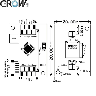 1D/2D Arduino Qr Reader Barcode Scanner Module Arduino With CE Certification