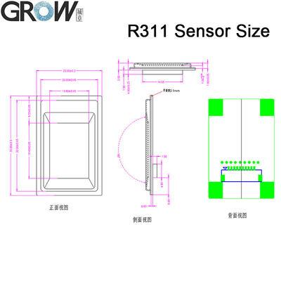 High Speed Uart Fingerprint Reader Compact For Multi Use Applications