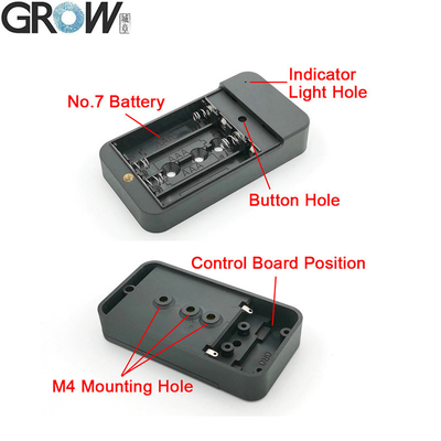 Durable Plastic Fingerprint Module Battery Enclosure For Door Access Control