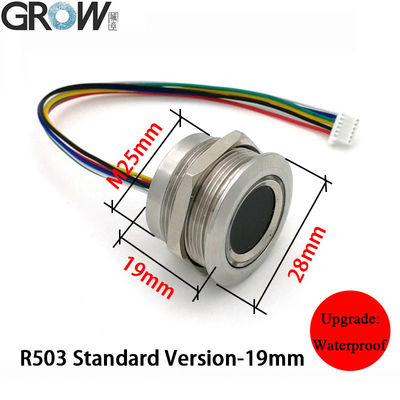 2 Relays Round Optical Fingerprint Sensor Module DC 30-75V With High Speed