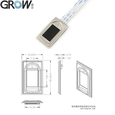 DC4.2-6V Capacitive Fingerprint Sensor Arduino 208*288 Pixel High Speed