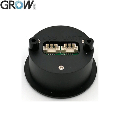 GROW GM73 Small Round Easy Installation USB UART 1D 2D QR Code Barcode Scanner Reader