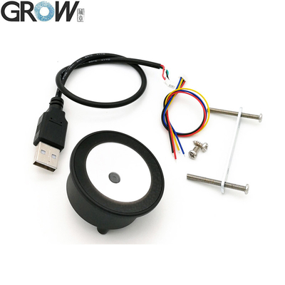 GROW GM73 Small Round Easy Installation USB UART 1D 2D QR Code Barcode Scanner Reader