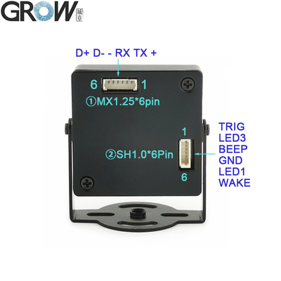 GROW GM71 1D 2D USB/UART Barcode Scanner Module Reader With Interchangeable M12 Lens Support QR Code Bar Code USB UART Interface