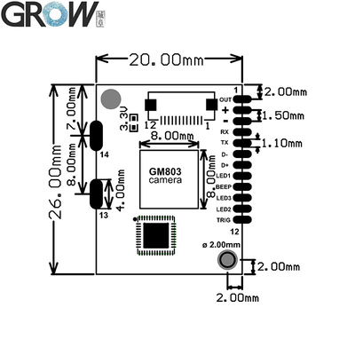 Advanced Barcode Scanner Module 3.3V With Uart Interface Type
