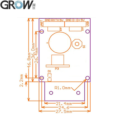 Durable Qr Code Reader Arduino Portable With Low Power Consumption