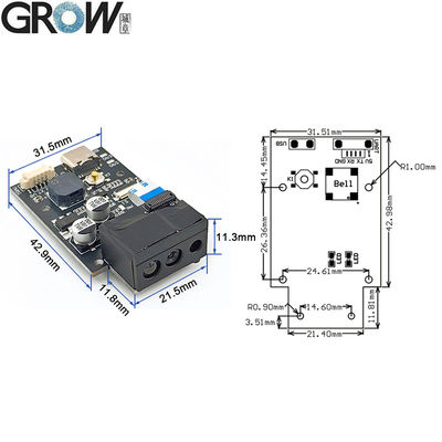 GROW GM69Pro USB UART Interface QR Code Barcode Reader Module