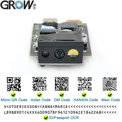 Grow GM69PRO 1280*800 CMOS OCR / 1D / 2D Barcode Scanner Module Support Ocr Passport Code