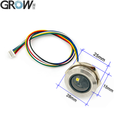 GROW GM861-LED White Fill Lighting UART/USB 1D/2D Bar Code QR Code Barcode Scanner Module With Stainless Steel Enclosure