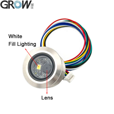 GROW GM861-LED White Fill Lighting UART/USB 1D/2D Bar Code QR Code Barcode Scanner Module With Stainless Steel Enclosure