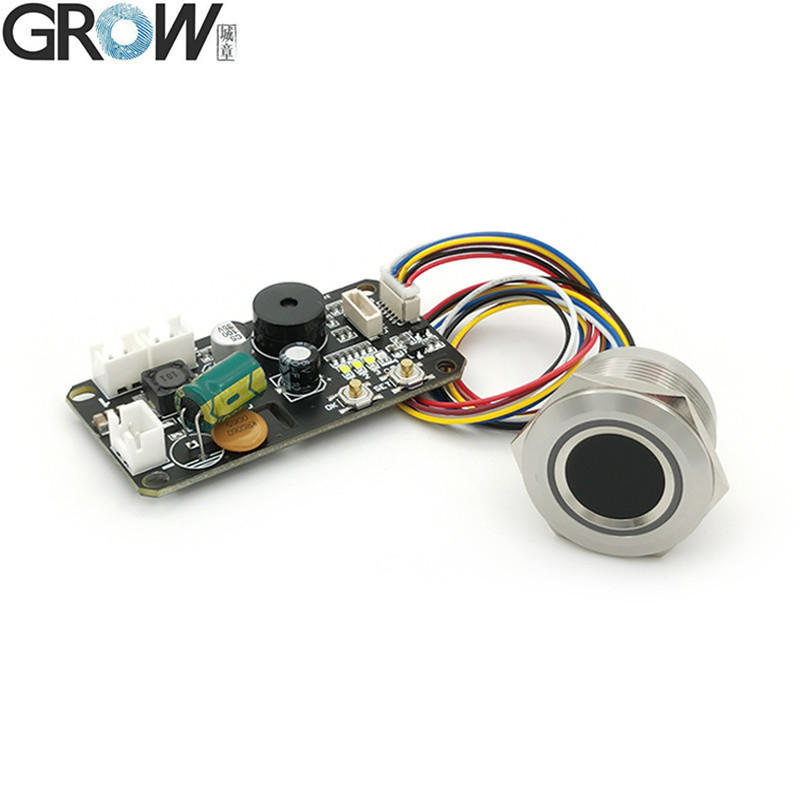 2 Relays Round Optical Fingerprint Sensor Module DC 30-75V With High Speed