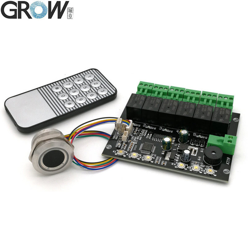 High Security Fingerprint Control Board DC 12V Low Power Consumption For Bus
