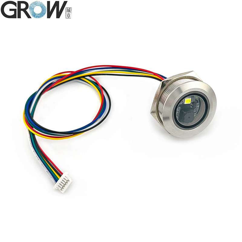 GROW GM861-LED White Fill Lighting UART/USB 1D/2D Bar Code QR Code Barcode Scanner Module With Stainless Steel Enclosure