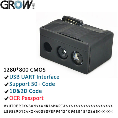 GROW GM69PRO-S 1280*800CMOS OCR/1D/2D Barcode Scanner Module Support OCR Passport Code